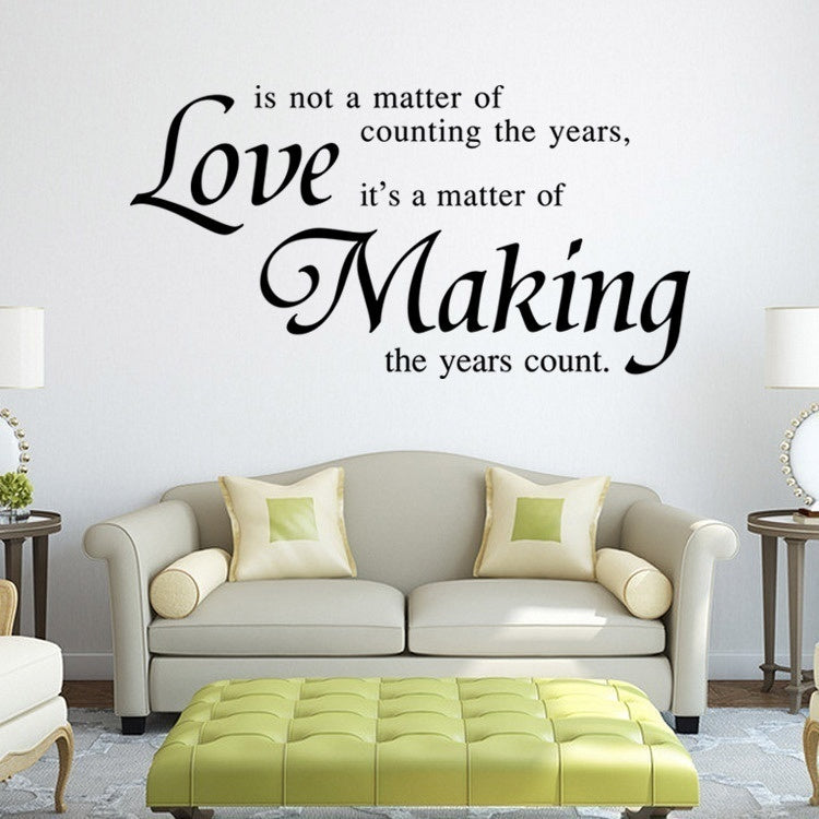 New Fashion   Environmental protection  English proverbs wall post, love qoute stickers, individual character decorative stickers, can remove waterproof wall paintings