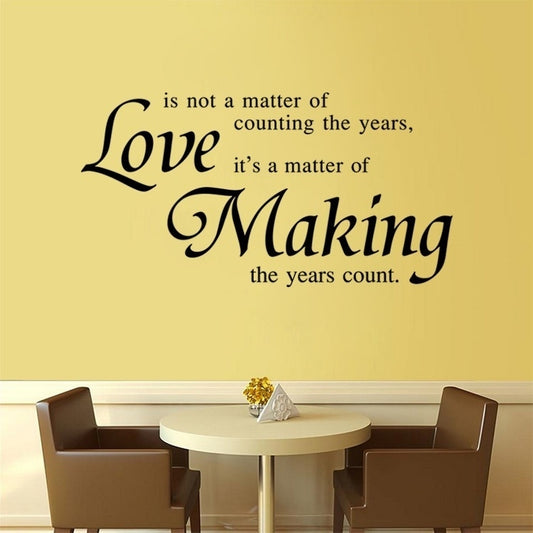 New Fashion   Environmental protection  English proverbs wall post, love qoute stickers, individual character decorative stickers, can remove waterproof wall paintings