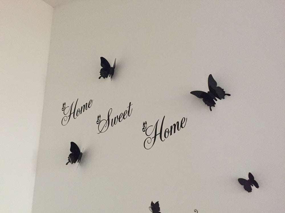 "Home Sweet Home" Wall Quote Sticker Wall Decals Mural Art Lounge