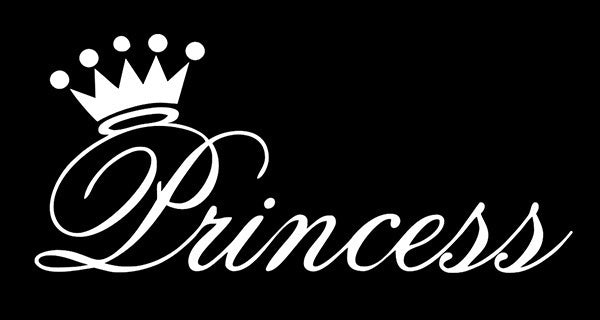 Fashion  Various Color Beautiful Princess Crown Wall Sticker Bedroom Decor Vinyl Decal Die Cut - Girl Crown Car Window Baby Art