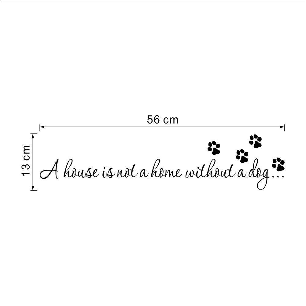 New Hot   House Home Without A Dog Art Decal Wall Quote Inspiration Bedroom Sticker Decor