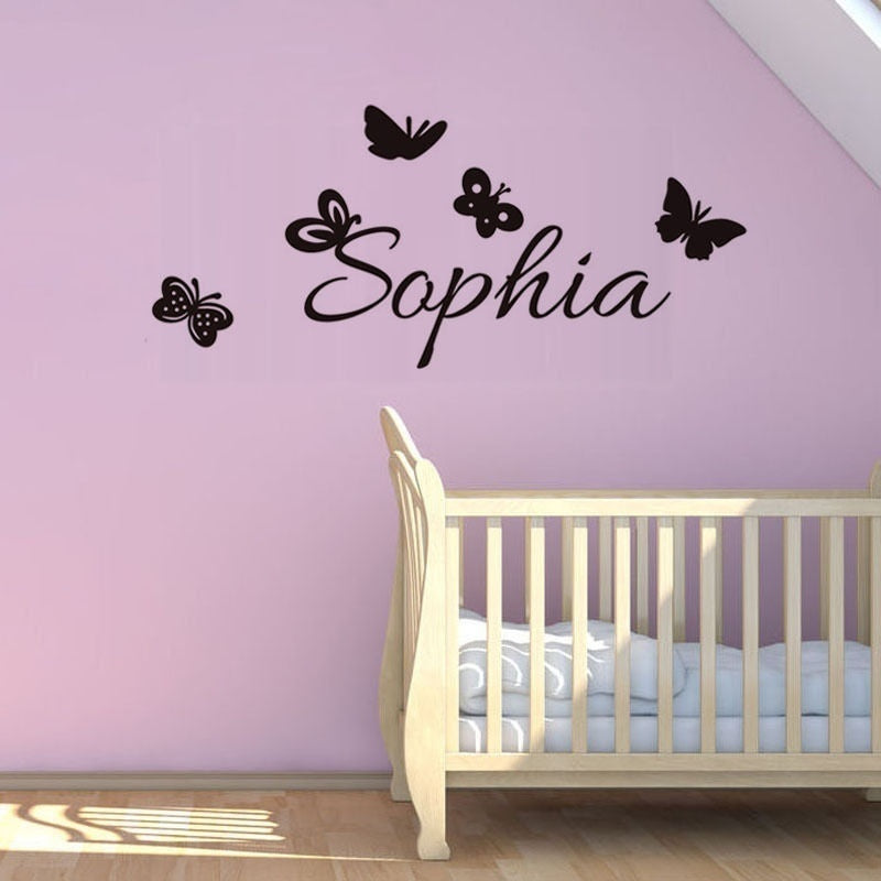 New Brand  Sophia Vinyl Wall Sticker Home Bedroom Removable Art Decal