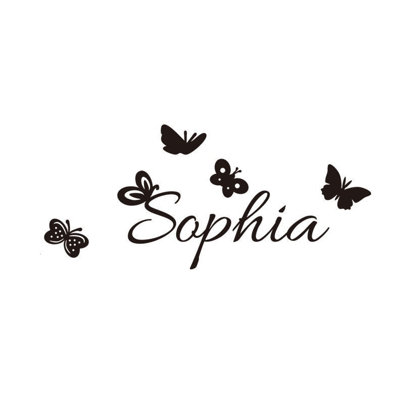 New Brand  Sophia Vinyl Wall Sticker Home Bedroom Removable Art Decal