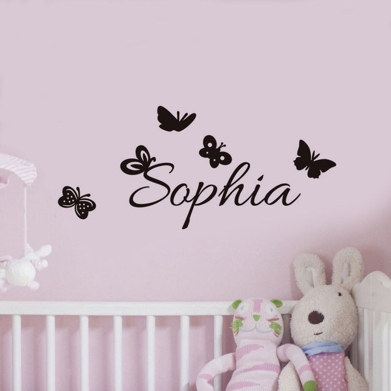 New Brand  Sophia Vinyl Wall Sticker Home Bedroom Removable Art Decal