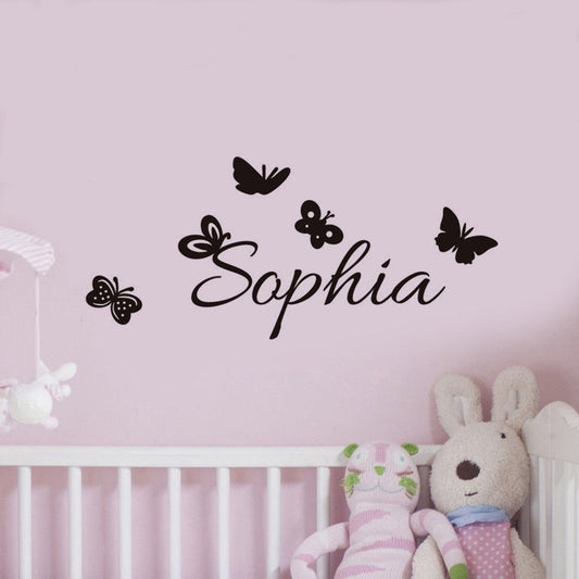 New Brand  Sophia Vinyl Wall Sticker Home Bedroom Removable Art Decal