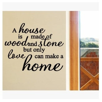 New Hot   68.6*55.9cm "make a home" pvc removable wall stickers wall decals decorative adesivo de parede wall stickers home decor