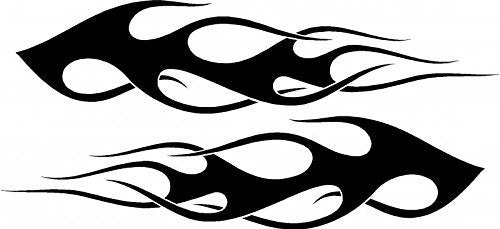 New Brand  Long Flames Graphics Stripes Vinyl Decal Sticker Rally Car Truck Vehicle Boat