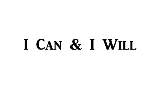 New Hot   I Can & I Will | Motivational Decal