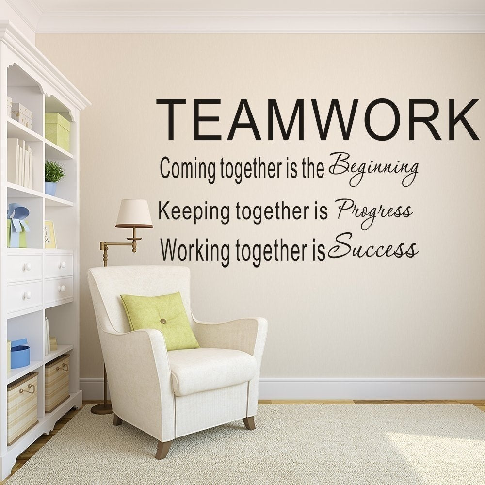 Fashion    Large Teamwork Definition Office Vinyl Wall Decals Quotes Sayings Words Art Decor Lettering Vinyl Wall Art