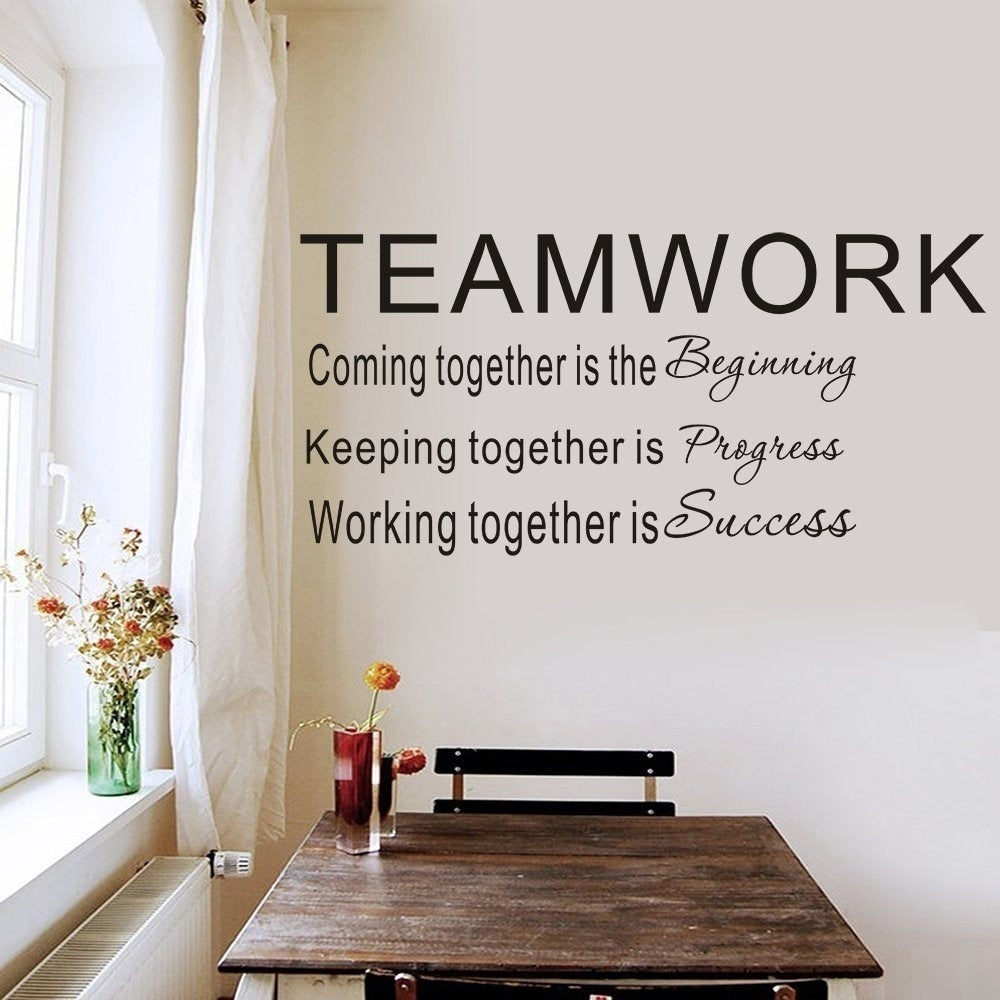 Fashion    Large Teamwork Definition Office Vinyl Wall Decals Quotes Sayings Words Art Decor Lettering Vinyl Wall Art