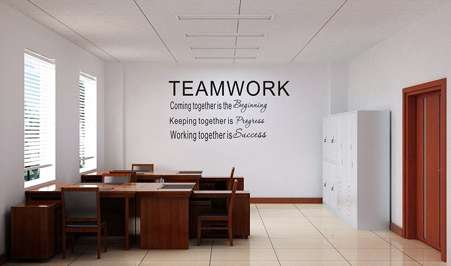 Fashion    Large Teamwork Definition Office Vinyl Wall Decals Quotes Sayings Words Art Decor Lettering Vinyl Wall Art