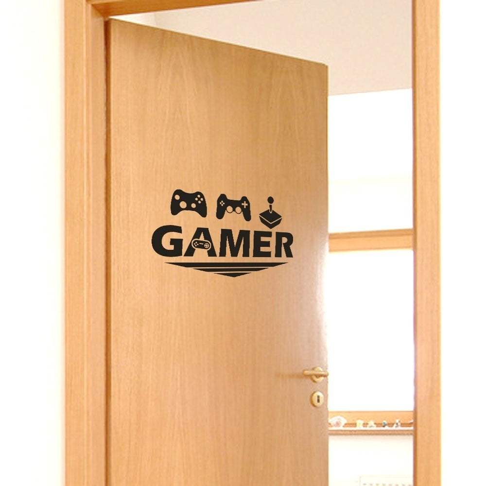Hot   004497 Gamer Home Decor Wall Sticker Decal Bedroom Vinyl Art Mural Gifts Spring Summer Easter Sunday Monday