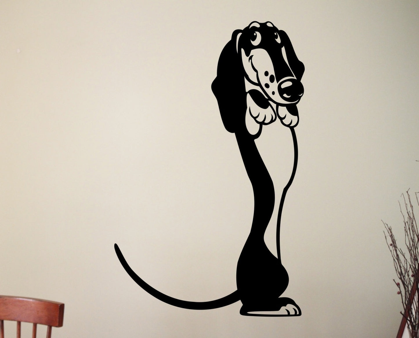 Fashion   Dachshund Wall Decal Dog Stickers Home Wall Decoration Wall Vinyl Design Baby Room Decor