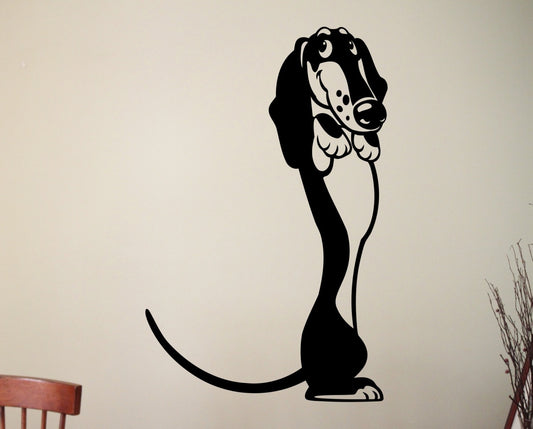 Fashion   Dachshund Wall Decal Dog Stickers Home Wall Decoration Wall Vinyl Design Baby Room Decor
