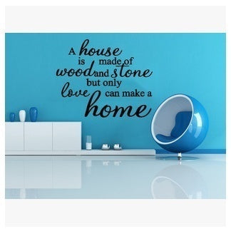 High-quality     68.6*55.9cm "make a home" pvc removable wall stickers wall decals decorative adesivo de parede wall stickers home decor