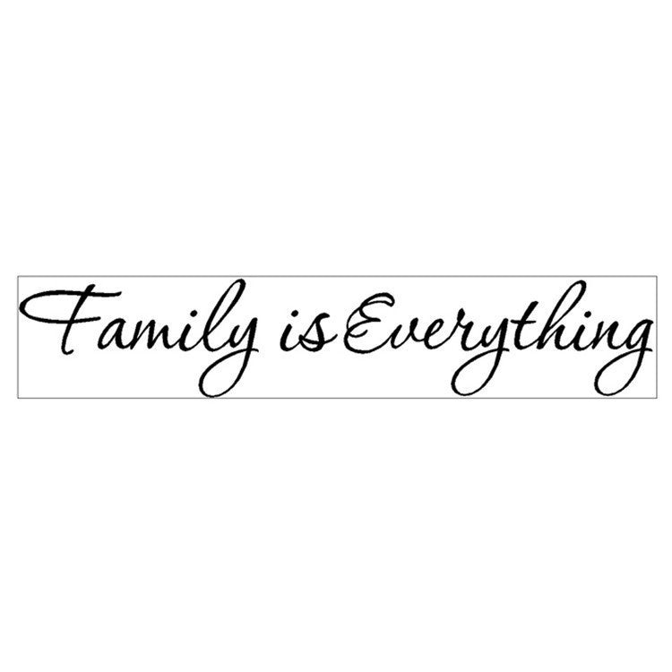 Fashion    Arrival Diy Family Everything Removable Art Vinyl Quote Wall Sticker Mural Home Decor
