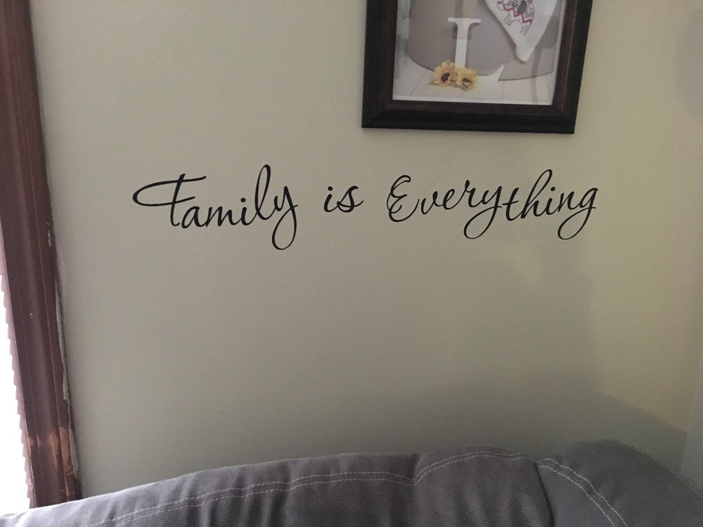 Fashion    Arrival Diy Family Everything Removable Art Vinyl Quote Wall Sticker Mural Home Decor