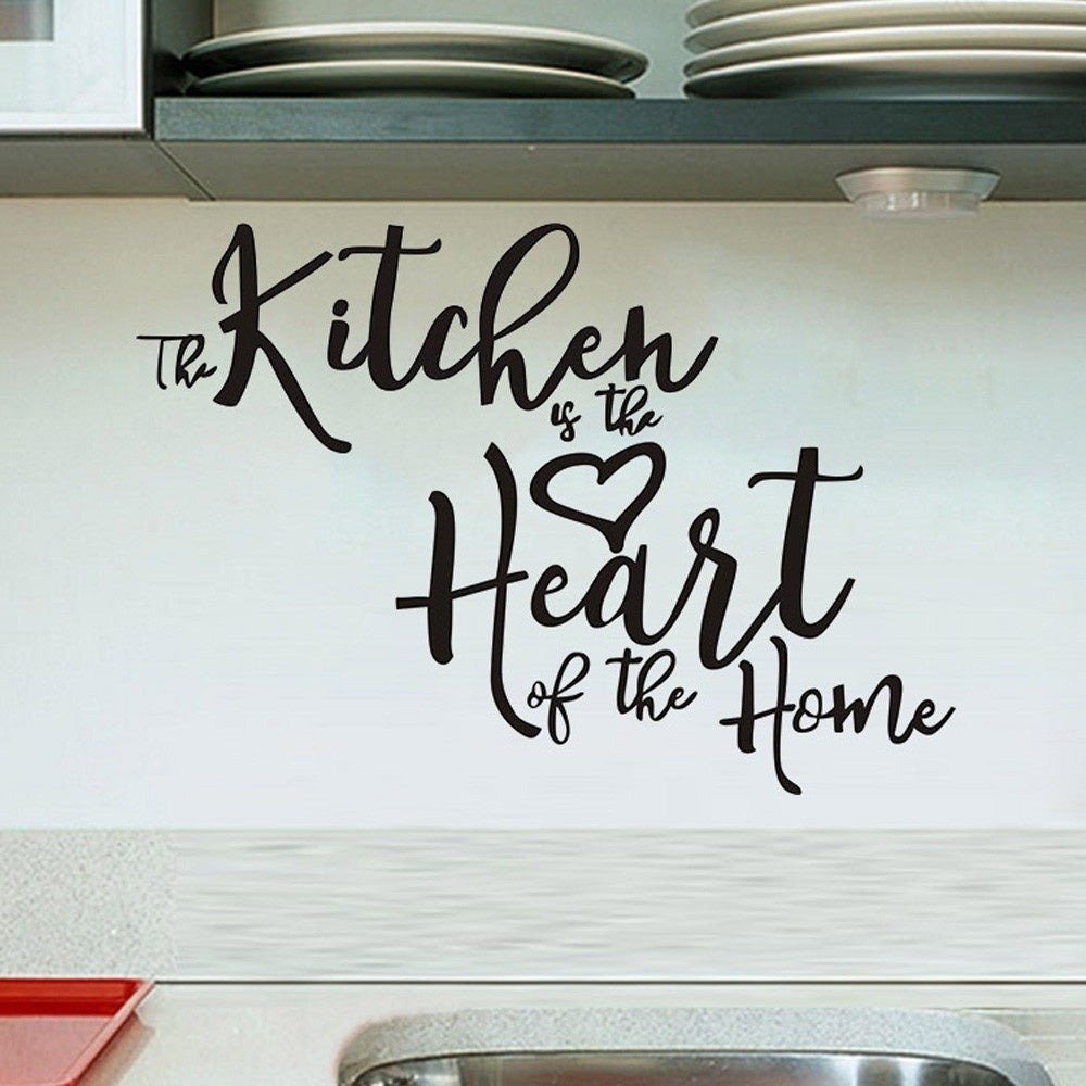 New Brand     Kitchen Restaurant Letter Room Window Wall Sticker Mural Decor