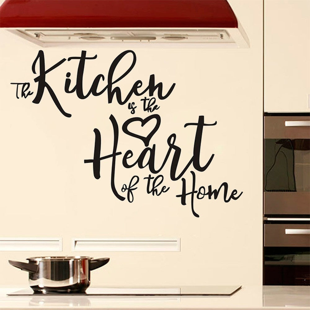 New Brand     Kitchen Restaurant Letter Room Window Wall Sticker Mural Decor