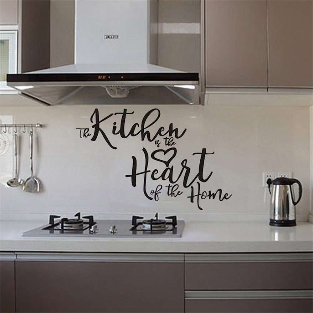New Brand     Kitchen Restaurant Letter Room Window Wall Sticker Mural Decor