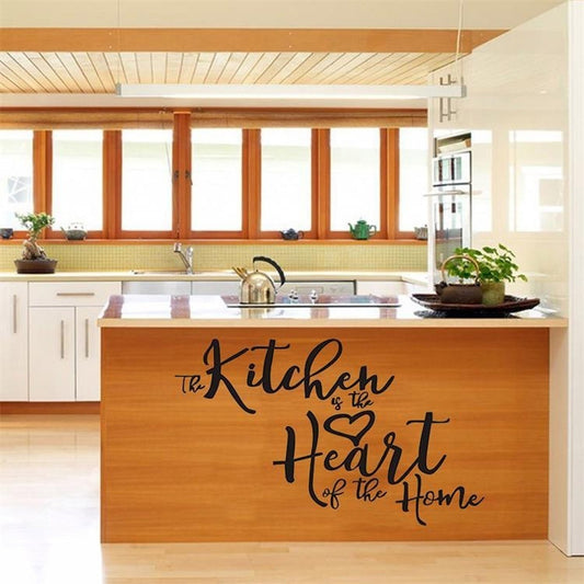 New Brand     Kitchen Restaurant Letter Room Window Wall Sticker Mural Decor