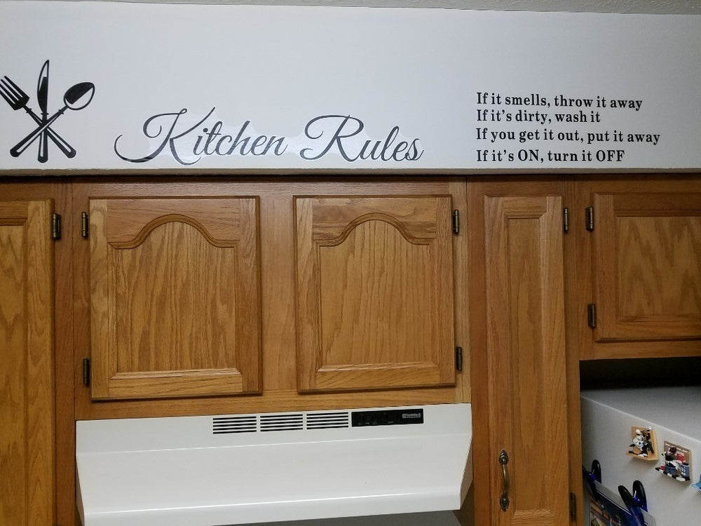 Fashion   DIY Removable Kitchen Words Wall Stickers Decal Home Decor Vinyl Art Mural