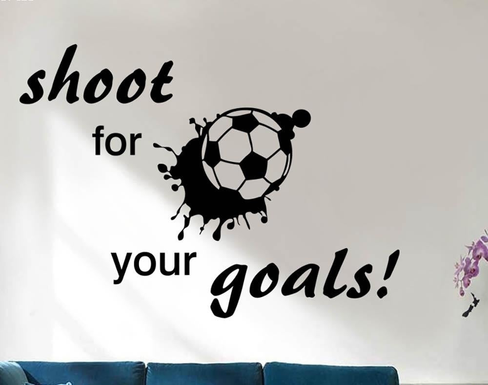 High-quality    Creative  football soccer pattern bedroom background wall Sticker home decoration