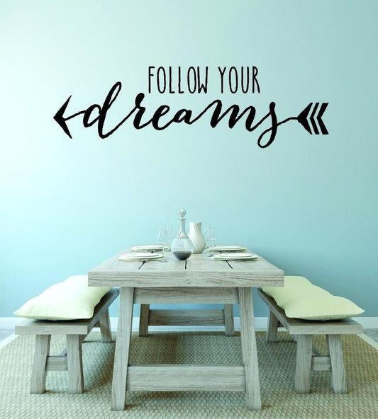 Follow Your Dreams Home Decor Living Room Bedroom Picture Art