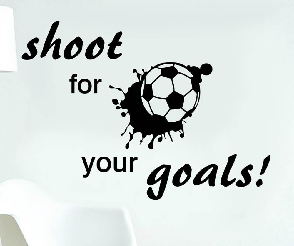 New Fashion  Creative  football soccer pattern bedroom background wall Sticker home decoration
