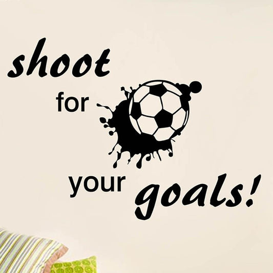 New Fashion  Creative  football soccer pattern bedroom background wall Sticker home decoration