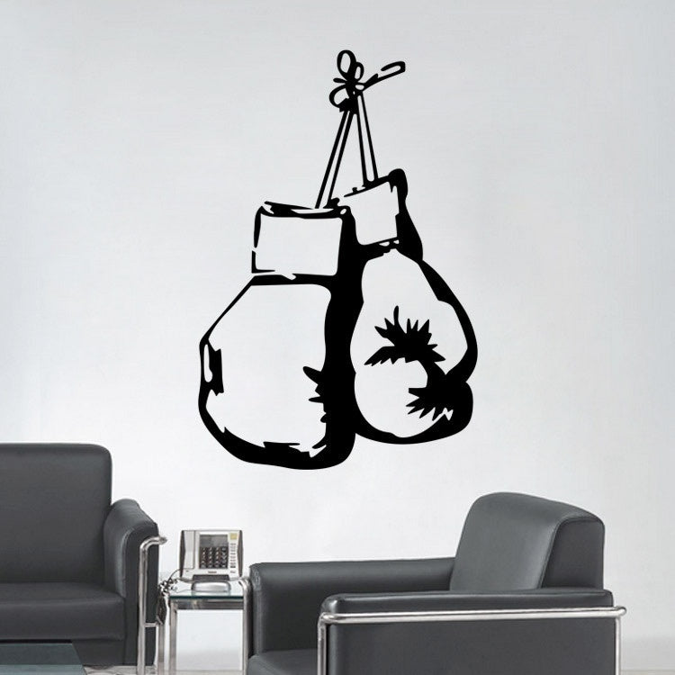 Sport Boxing Bag Wall Sticker for Boys Rooms Removable Art Home Decor Mural
