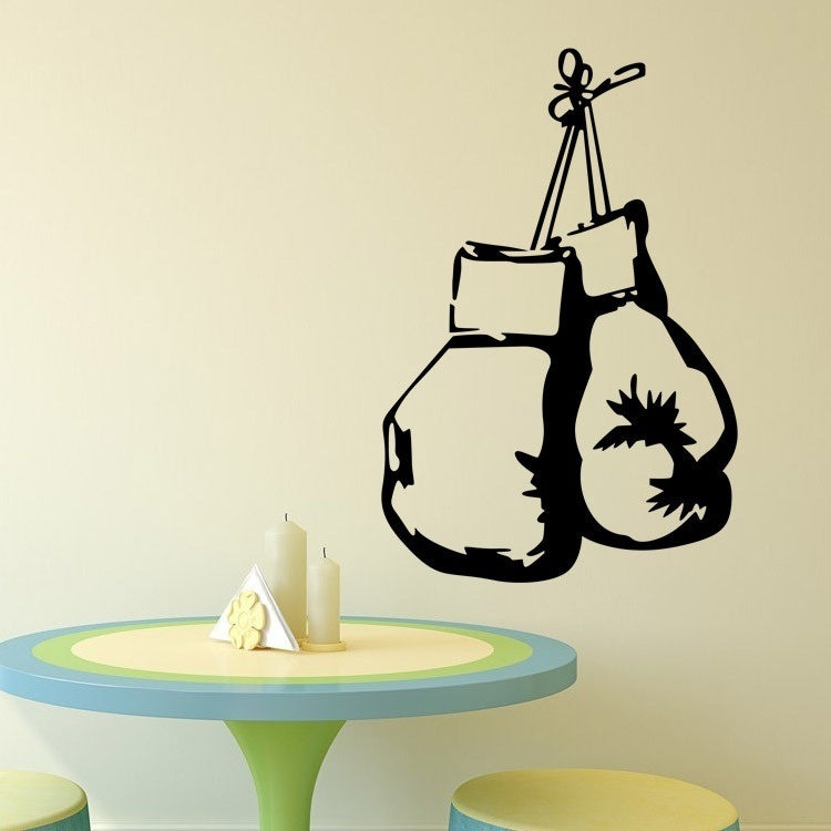 Sport Boxing Bag Wall Sticker for Boys Rooms Removable Art Home Decor Mural