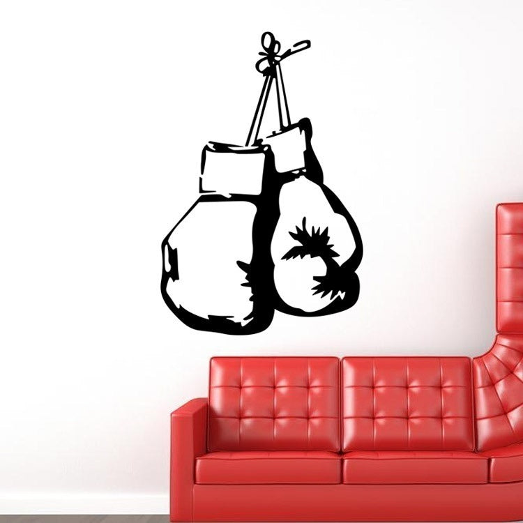 Sport Boxing Bag Wall Sticker for Boys Rooms Removable Art Home Decor Mural