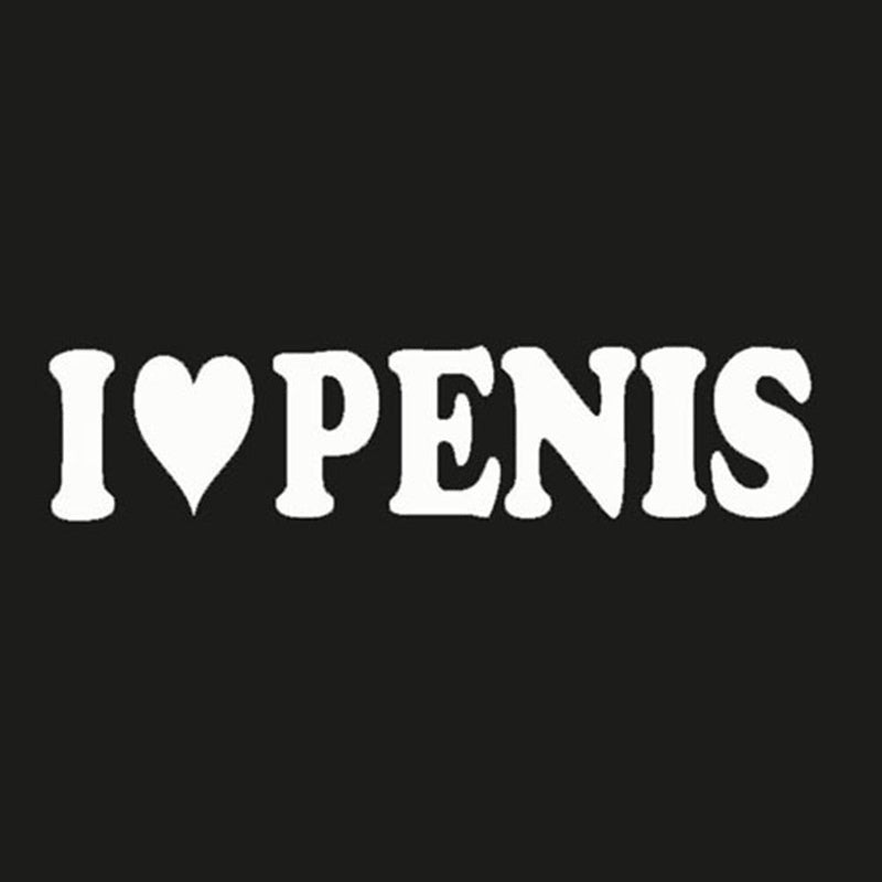 Hot "I LOVE PNIS" Gay Pride Prank Funny Gag Gift Vinyl Decal Car Auto Window Sticker