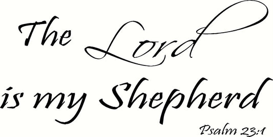 2018 NEW   Psalm 23:1 Wall Art, The Lord Is My Shepherd, Creation Vinyls Wall Decal