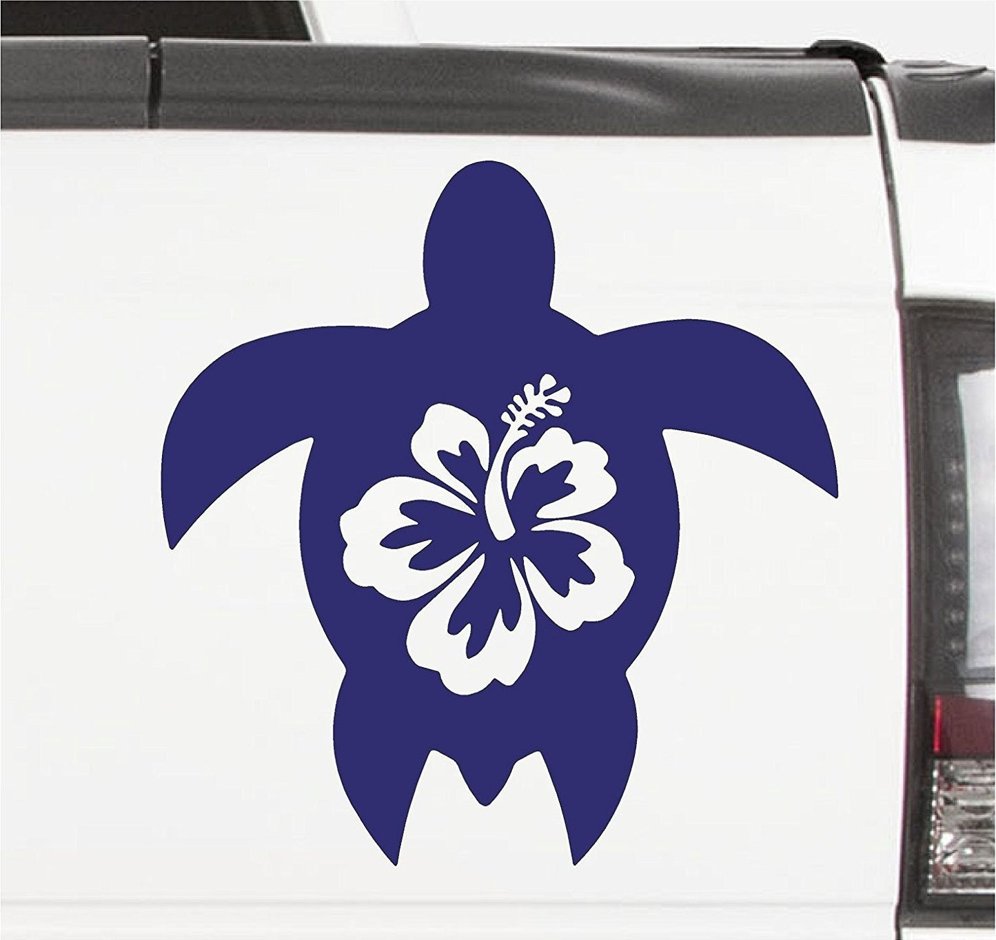2018 NEW   HIBISCUS TURTLE - Tropical - Car, Truck, Notebook, Vinyl Decal Sticker