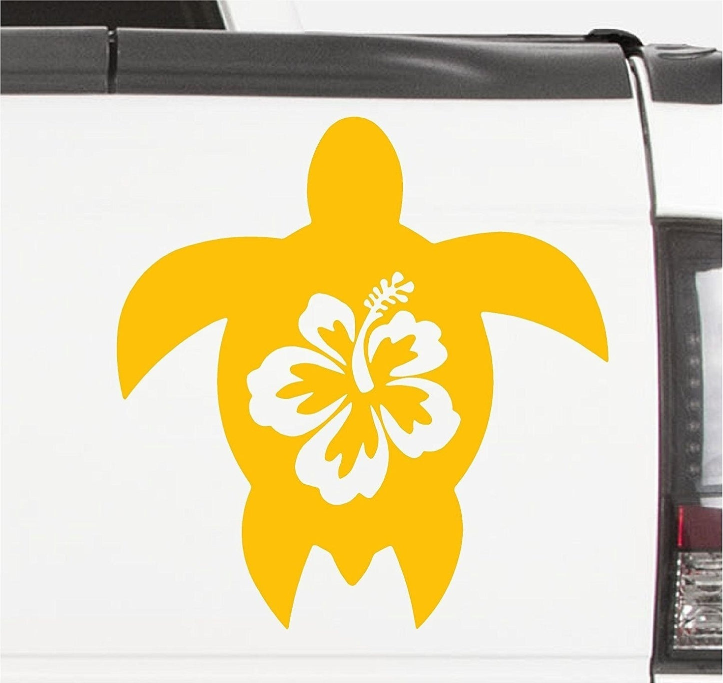 2018 NEW   HIBISCUS TURTLE - Tropical - Car, Truck, Notebook, Vinyl Decal Sticker