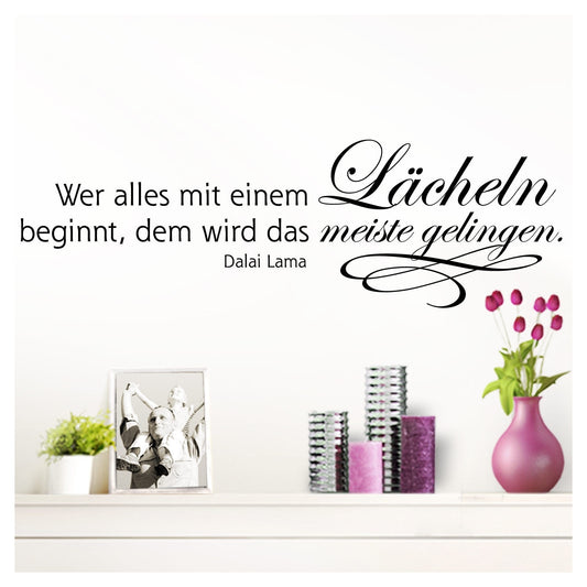 Hot Wandtattoo Wandsticker Wandaufkleber Wohnzimmer Sprüche Zitat Text