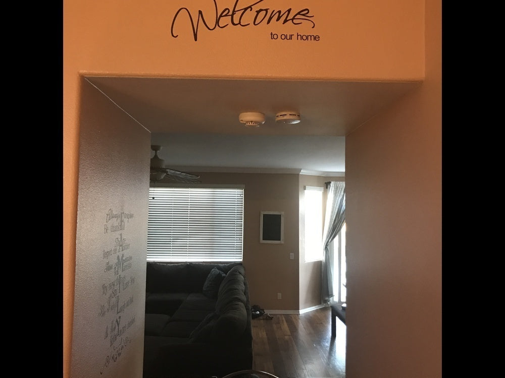New Fashion   wall sticker Welcome wall English poetry proverbs export wall stickers for home deco vinyl