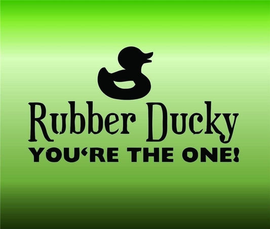 Hot    Rubber Ducky Picture Art - Home Decor - Vinyl Wall Decal,