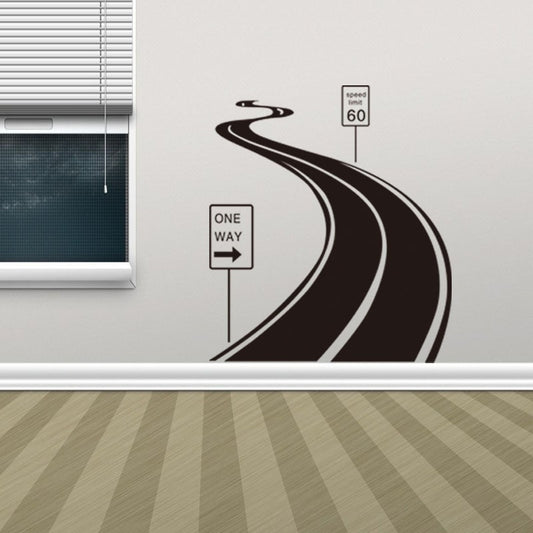 High-quality   Road Street Highway Wall Sticker Vinyl Wall Art Wall Poster Wall Decal Home Decor