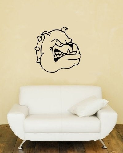 Fashion  Fierce Bulldog Vinyl Wall Decal Sticker Art