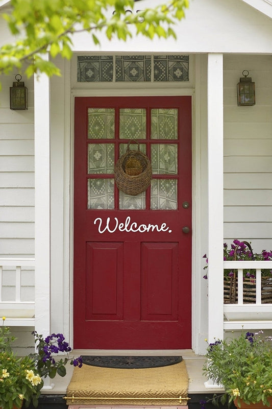 New Fashion    Cute Decorative Front Door Vinyl Decal Sticker Art