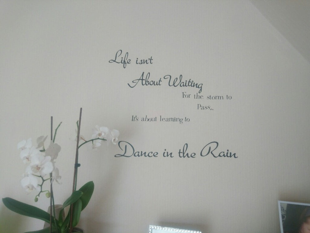 dance in the rain wall stickers home decoration bedroom wallpaper wall art decor wall sticker murals arts