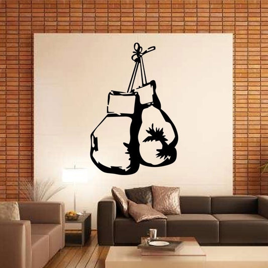 Hot    Sport Boxing Bag Wall Sticker for Boys Rooms Removable Art Home Decor Mural