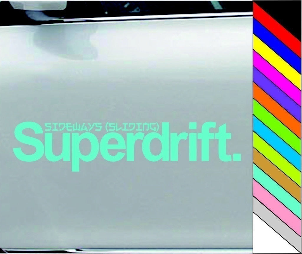 New Hot   Superdrift Vinyl Car Sticker Drift Decal Bumper Window Auto Decal Car Decoration Waterproof