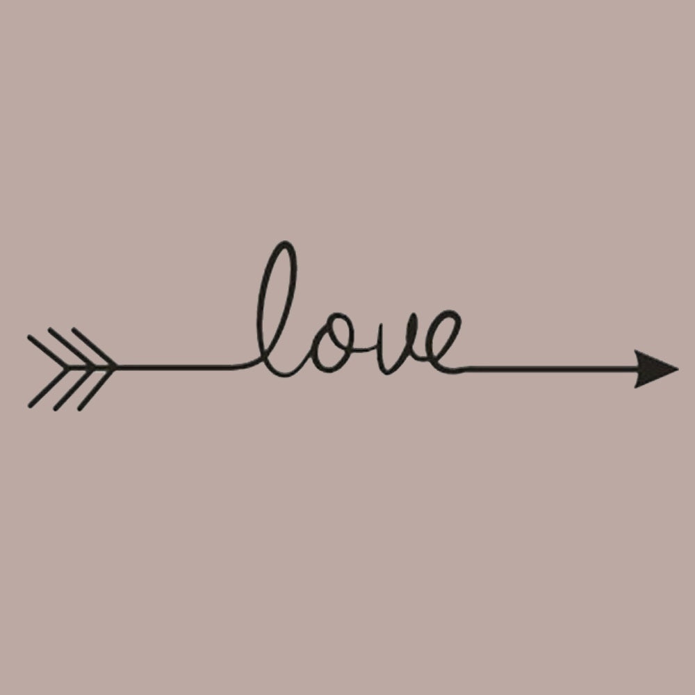 High-quality Love Arrow Vinyl Art Wall Decal Wall Stickers Bedroom Home Decor High Quality