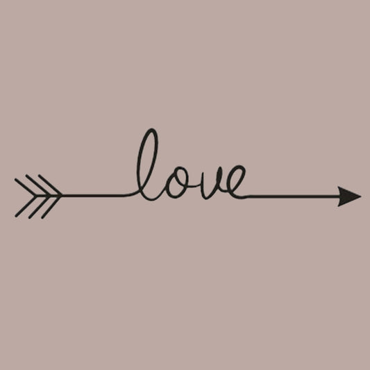 High-quality Love Arrow Vinyl Art Wall Decal Wall Stickers Bedroom Home Decor High Quality