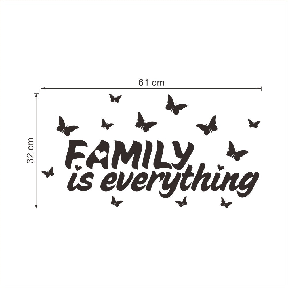 Wall Decor Stickers Quotes Family is Everything Wall Sticker