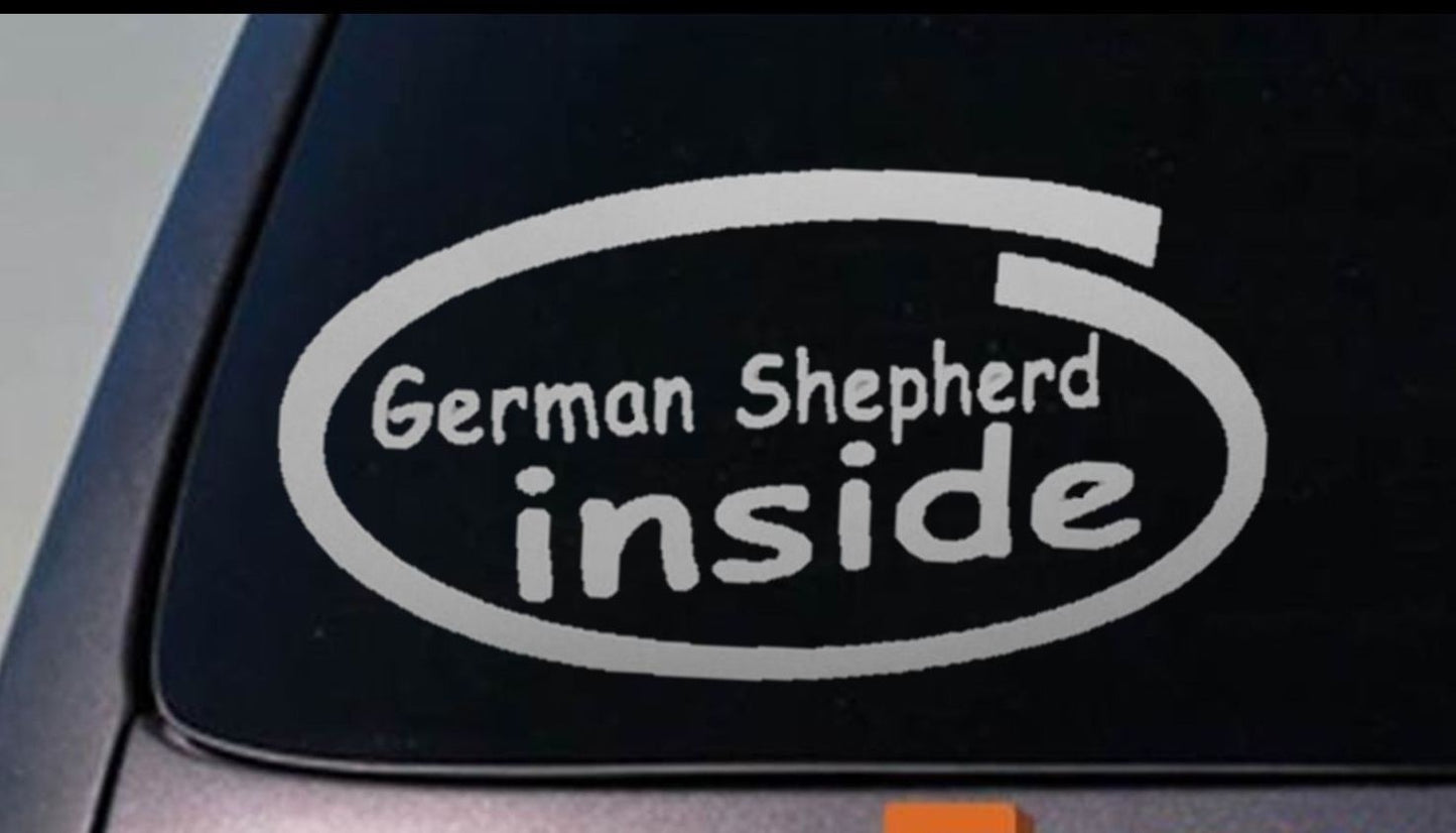 Hot  German Shepherd Decal Sticker Car Window 6" Car Sticker